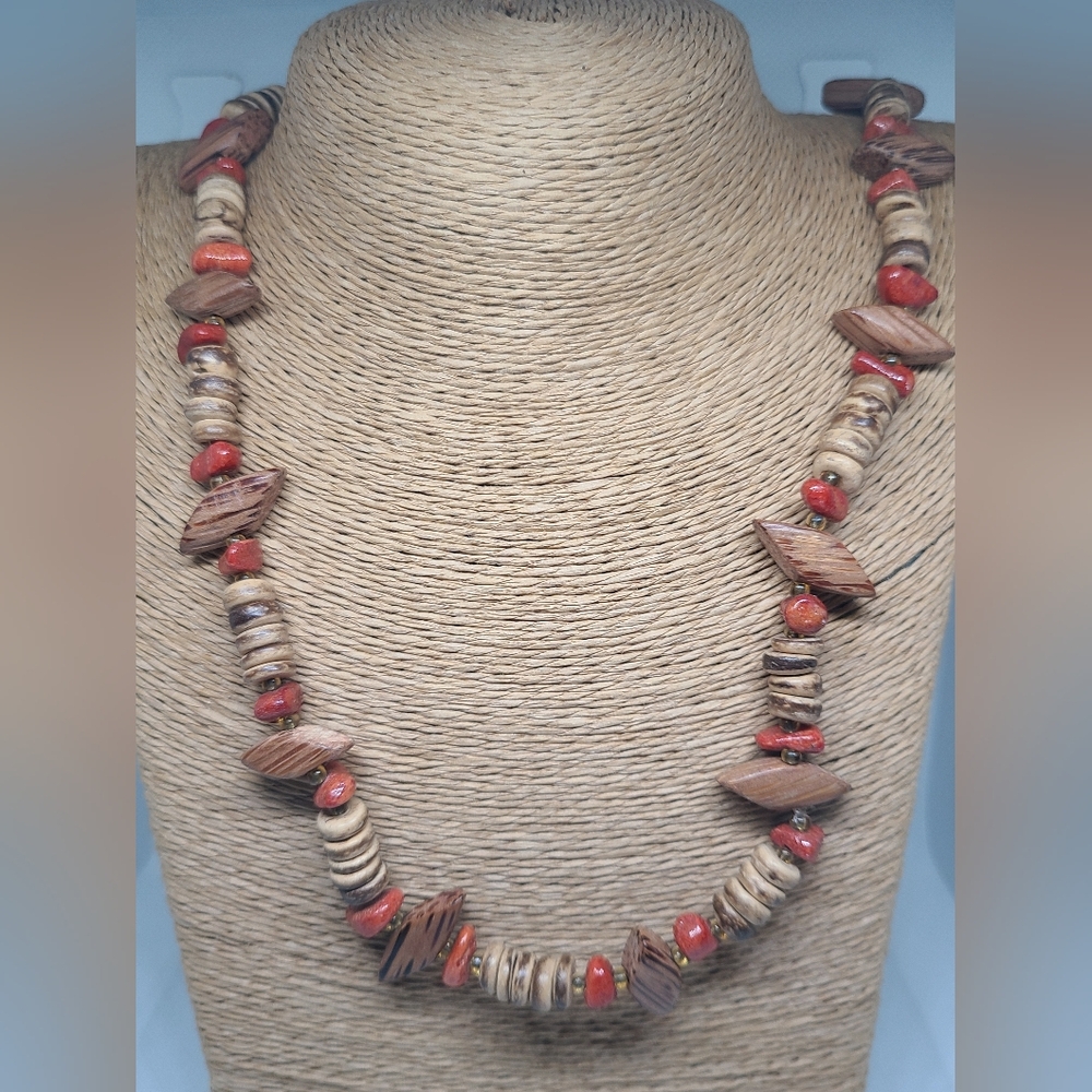 Handmade Boho Necklace 33"